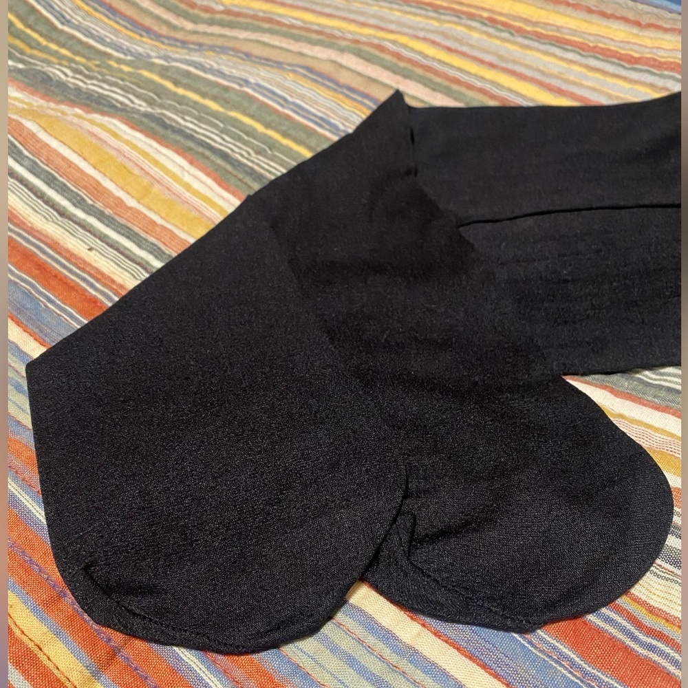 Ladies silky semi-sheer trouser socks